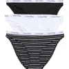 Calvin Klein Pack Of 3 Assorted Bikinis In Multi