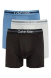 Calvin Klein Pack Of 3 Microfiber Boxer Briefs