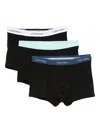 Calvin Klein Pack Of Three Boxers In Black