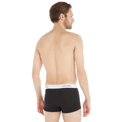 Calvin Klein Pack Of Three Recycled Organic Cotton Boxers In Black