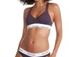 Calvin Klein Modern Cotton Padded Bralette In Purple