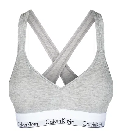 CALVIN KLEIN PADDED LOGO BRALETTE