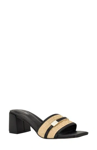 Calvin Klein Paloma Slide Sandal In Black