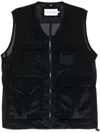 Calvin Klein Panelled Gilet In Black