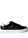 Calvin Klein Panelled Sneakers In Black