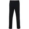 Calvin Klein Logo Tag Tapered-leg Trousers In Blue