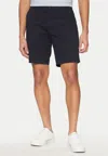 Calvin Klein Pantaloncino Sateen Stretch Slim Short In Blue