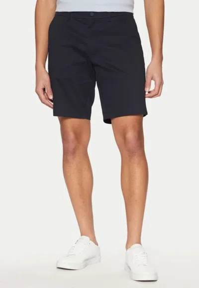 Calvin Klein Pantaloncino Sateen Stretch Slim Short In Blue
