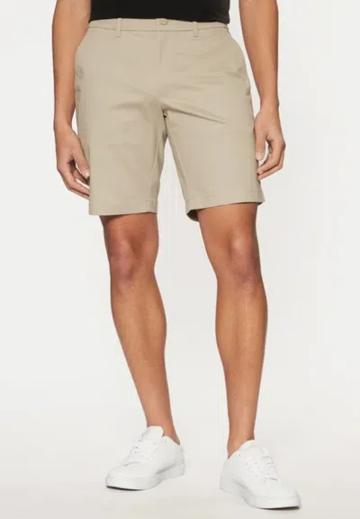 Calvin Klein Pantaloncino Sateen Stretch Slim Short In Gray