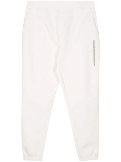 Calvin Klein Pantaloni Sportivi Con Logo Goffrato In White