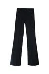 Calvin Klein Womens High Rise Stretch Wide Leg Pants In Denimrinse