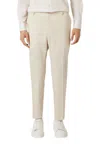 Calvin Klein Pants Modern Texture Tapered Pants In Beige