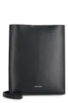 Calvin Klein Paper Bag Ns Crossbo In Black