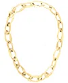 Calvin Klein Pave Sculpted Link Collar Necklace, 16-7/8" + 2" Extender In Gold