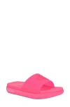 Calvin Klein Peari Slide Sandal In Dark Pink