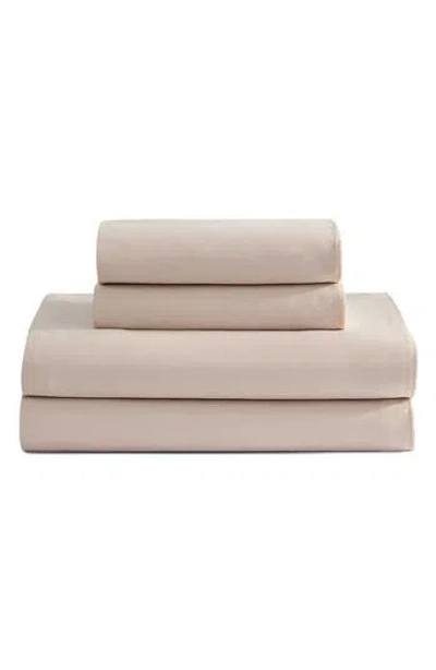 CALVIN KLEIN CALVIN KLEIN PEARL EDGE 300 THREAD COUNT SATEEN SHEET SET