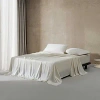 Calvin Klein Pearl Edge 300 Thread Count Sateen Sheet Set In Ivory