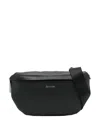 Calvin Klein Pebbled Belt Bag In Black