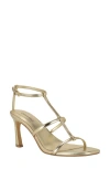 Calvin Klein Pelara Ankle Strap Sandal In Gold