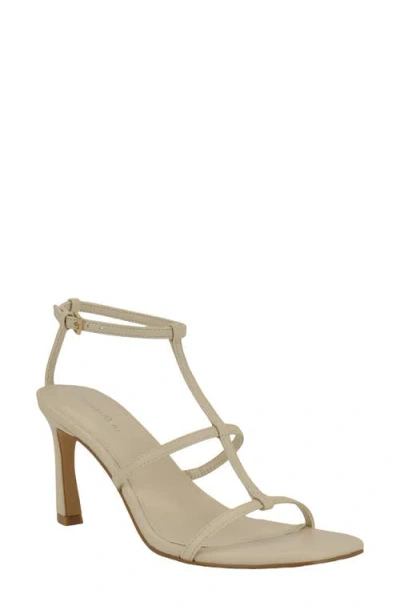 Calvin Klein Pelara Ankle Strap Sandal In White
