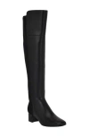 Calvin Klein Jotty Womens Faux Leather Zipper Over-the-knee Boots
