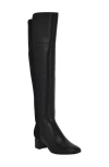 Calvin Klein Jotty Womens Faux Leather Zipper Over-the-knee Boots In Blk01