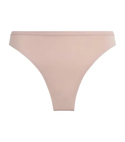 Calvin Klein Perfect Fit Bikini Briefs In Beige