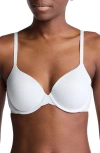 Calvin Klein Perfectly Fit Modern Underwire T-shirt Bra In White