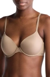 Calvin Klein Perfectly Fit Full Coverage T-shirt Bra F3837 In Poe Caf Fun