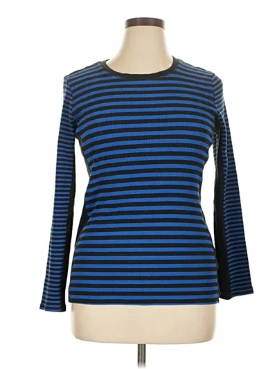 Pre-owned Calvin Klein Performance 3/4 Sleeve T-shirt In Blue