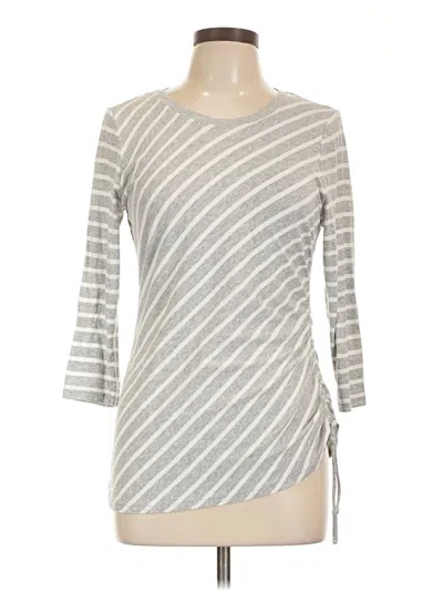 Pre-owned Calvin Klein Performance 3/4 Sleeve T-shirt In Gray