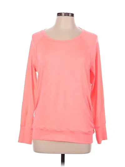 Pre-owned Calvin Klein Performance 3/4 Sleeve T-shirt In Pink