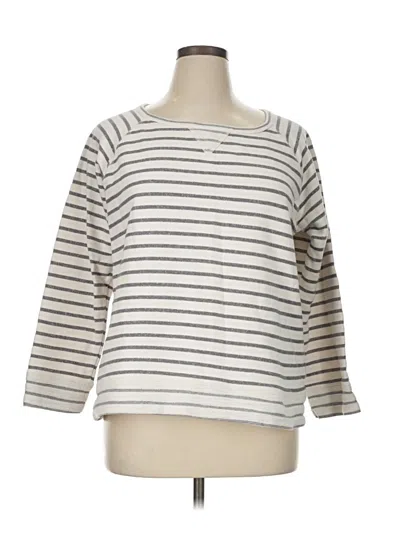 Pre-owned Calvin Klein Performance 3/4 Sleeve T-shirt In Silver