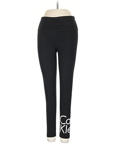 Pre-owned Calvin Klein Performance Active Pants In Black