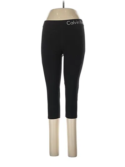 Pre-owned Calvin Klein Performance Active Pants In Black
