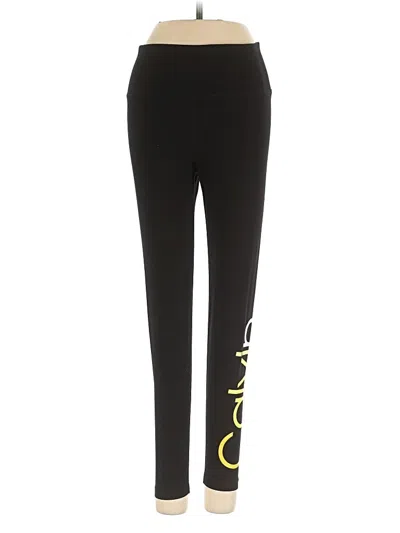 Pre-owned Calvin Klein Performance Active Pants In Black