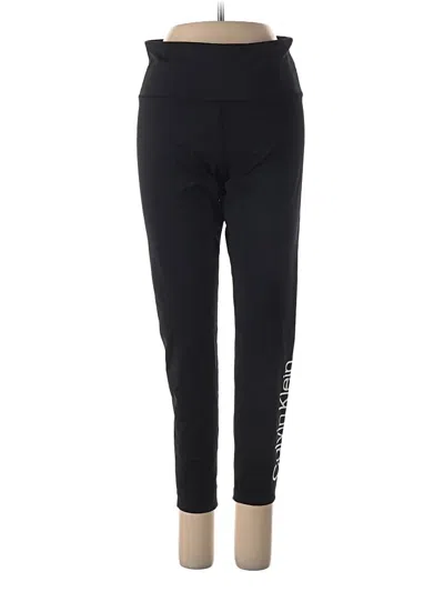 Pre-owned Calvin Klein Performance Active Pants In Black