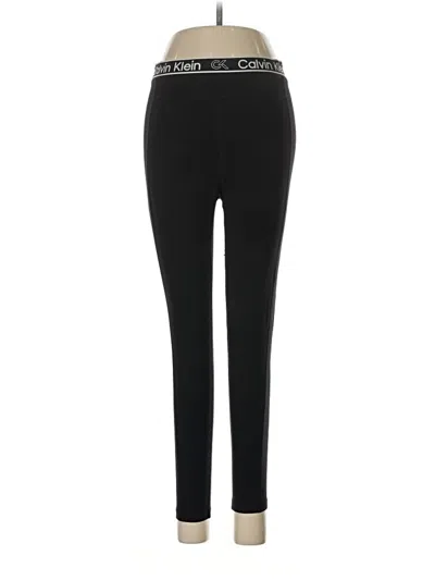 Pre-owned Calvin Klein Performance Active Pants In Black