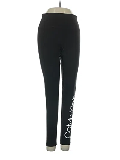 Pre-owned Calvin Klein Performance Active Pants In Black