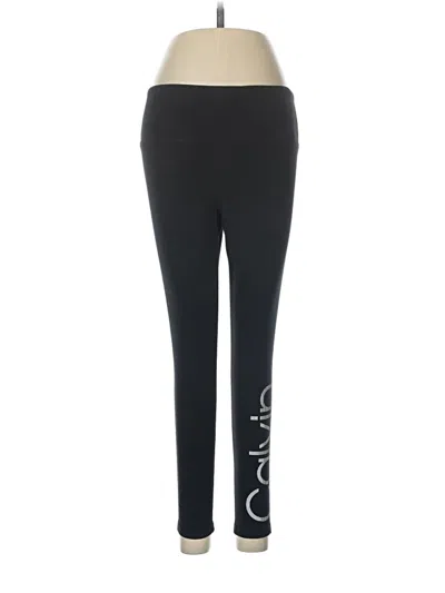 Pre-owned Calvin Klein Performance Active Pants In Black