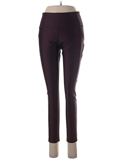 Pre-owned Calvin Klein Performance Active Pants In Burgundy