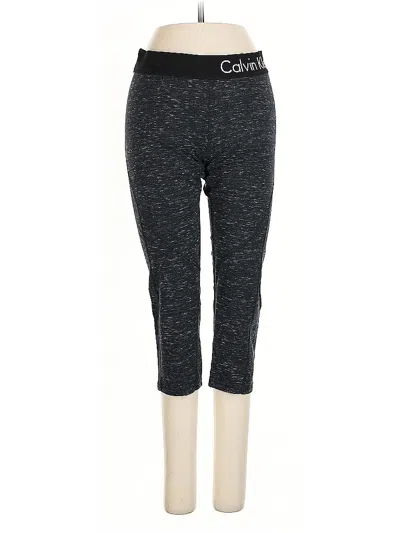 Pre-owned Calvin Klein Performance Active Pants In Gray