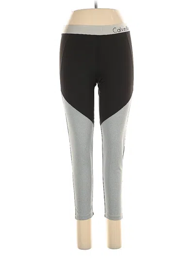Pre-owned Calvin Klein Performance Active Pants In Gray