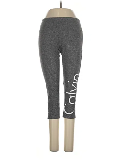 Pre-owned Calvin Klein Performance Active Pants In Gray