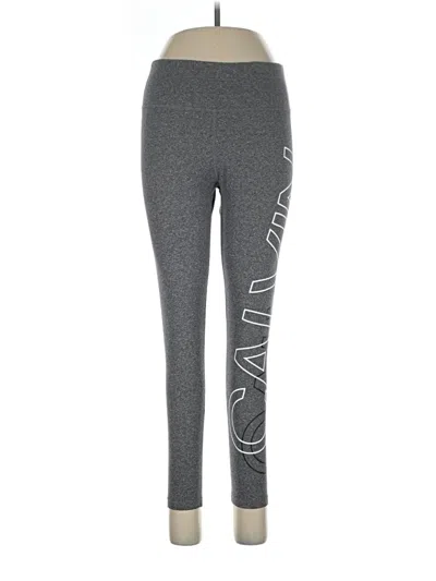 Pre-owned Calvin Klein Performance Active Pants In Gray