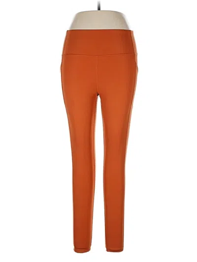 Pre-owned Calvin Klein Performance Active Pants In Orange