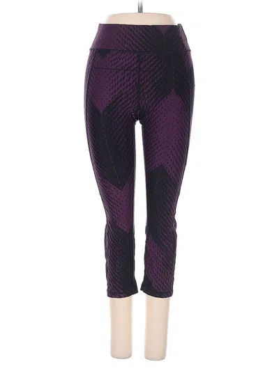Pre-owned Calvin Klein Performance Active Pants In Purple