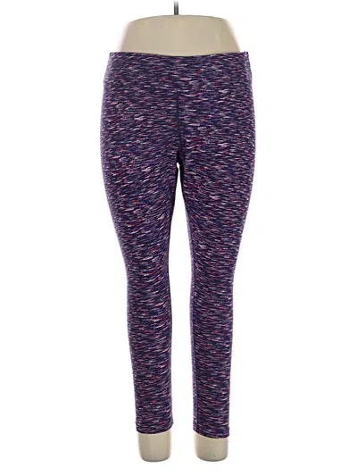 Pre-owned Calvin Klein Performance Active Pants In Purple