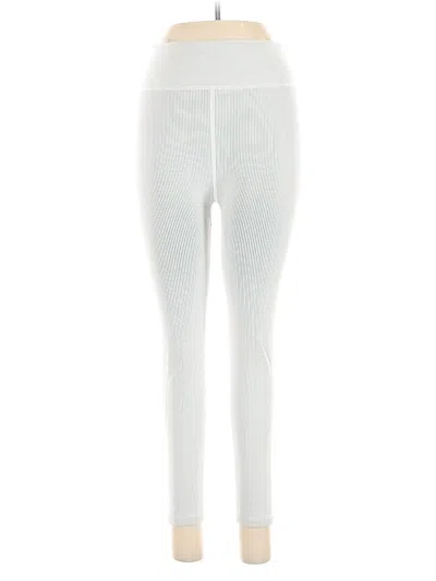 Pre-owned Calvin Klein Performance Active Pants In White