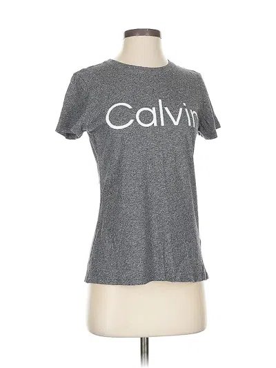 Pre-owned Calvin Klein Performance Active T-shirt In Gray